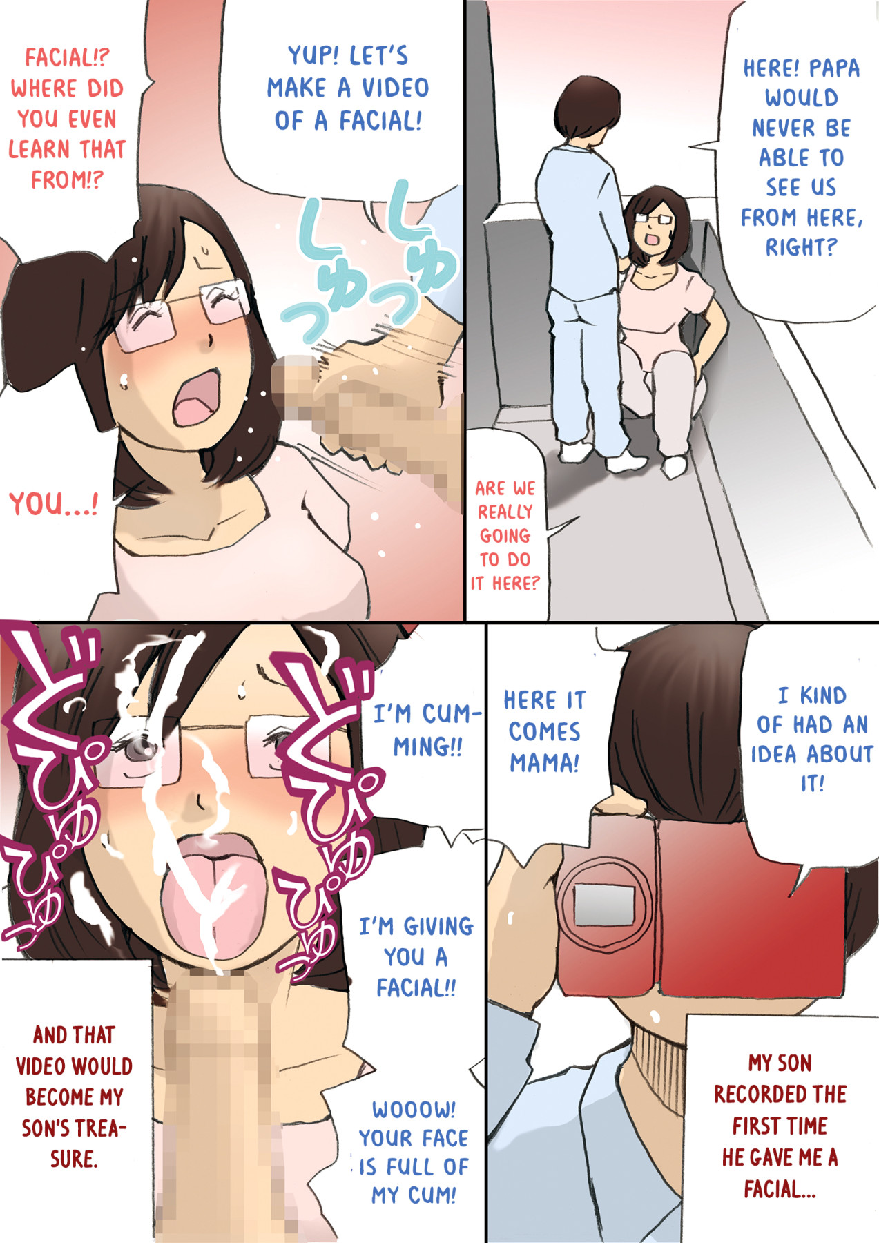 Hentai Manga Comic-Mama, Let's Film It-Read-28